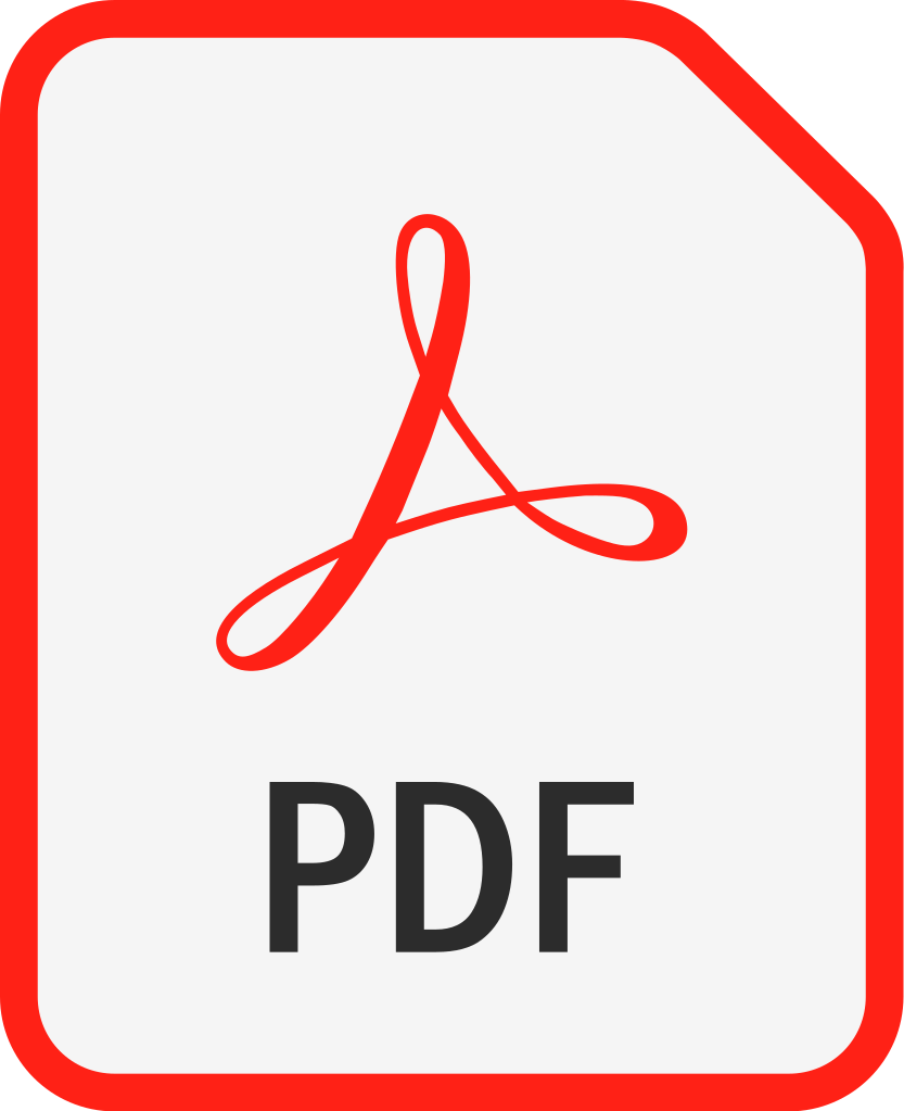 833px PDF file icon